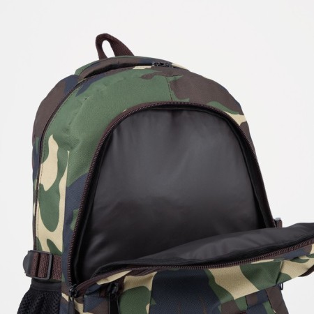 Tourist backpack, 22 l, lightning department, 5 outer pockets, ZFTS, camouflage color/khaki-4