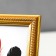 Photo frame plastic 10x15 cm "Golden spiral on gold" 17.8x12.8 cm