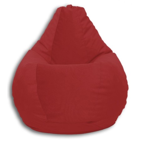 The hand-bag “Pear” is positive Real a, size m, diameter 70 cm, height 90 cm, velor, red color