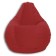 The hand-bag “Pear” is positive Real a, size m, diameter 70 cm, height 90 cm, velor, red color