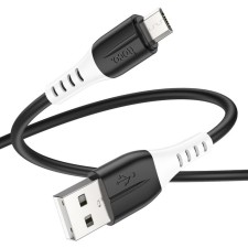 Hoco X82, MicroUSB - USB, 2.4 A, 1 m, braid, black