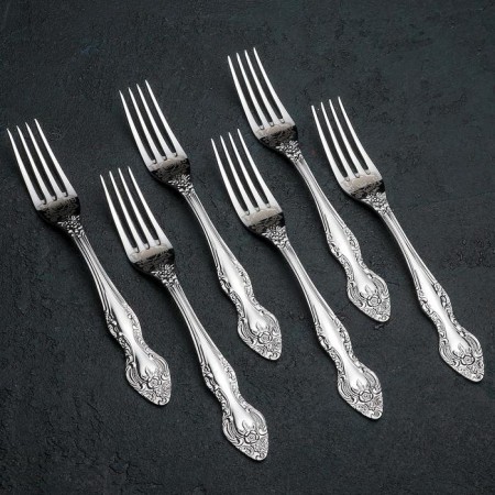 A set of cutlery "Troika", 18 items, art painting, cardboard box-4