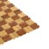 Masser cape on a bamboo seat 37 x 36 cm, light color