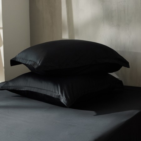 Slip on the elastic band SL Home Tencel 180*200+30 cm, col. black-2