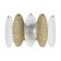 Wall lamp 40W, 2HE14, 23x14 cm, brass