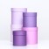 Set of round boxes 5 in 1 "lavender" 20 x 20 - 15 x 15 x 15 cm