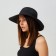 Women's hat minku "Beach", size 56-58, black color
