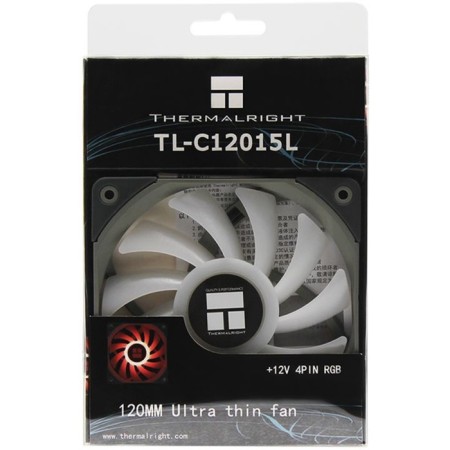 Thermalright TL-C12015L-RGB Black 4-Pin 24.1DB 120GR RET-6