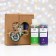 Gift set of organic cosmetics "for you": shower gel, shampoo