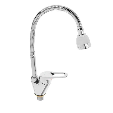 ACCOONA A84850 kitchen mixer, single -leaf, flexible surge, silumin, chrome