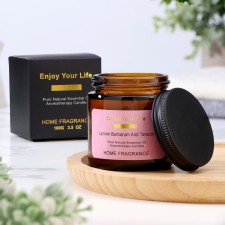 Aromatic candle in the bank 