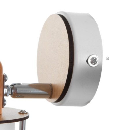 Bra "Thaion" E14 40W white 8x14x15 cm-4