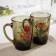 Glass mug "Bouquets", 300 ml, color mix