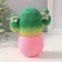 Growing gift Eco -Zhizhivchik "Cactus in a pot" Pink