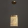 Bayerlux lamp "Kseno" LED 6W gold 16x3x26-130 cm