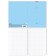 A4 notebook, 96 sheets in the cage on the Erichkrause "Classic", cover coated cardboard, offset unit, whiteness 100%, mix