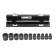 Set of end heads Wiederkraft WDK-710, shock, 1/2 ", 10-27 mm, 11 pcs., Case