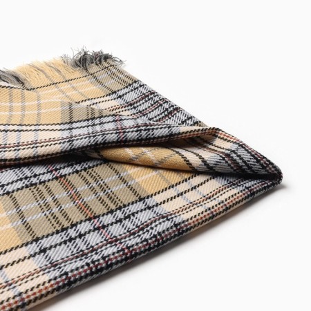 Women's scarf, beige color, size 75x75 cm-1