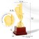 The 1st Place Cup, award figure, gold, plastic stand, 16.8 × 6.2 × 6.4 cm.