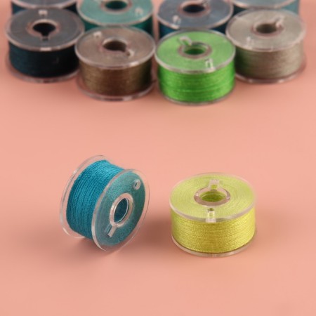 A set of rods with threads, in the organizer, d = 20 mm, 10 pcs, color is green spectrum-2