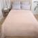 Pedid-worshiped "Jacquard", size 240x260 cm, dusty rose color