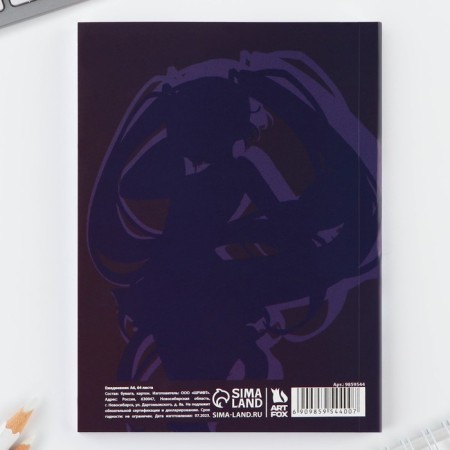 Diary A6, 64 liters. "Anime"-4