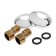 Bath mixer "TsS-SM" EM900852, two-wound, height 220 mm, chrome