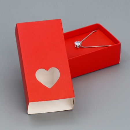 Box for jewelry, packaging, “red”, 10 x 5 x 3 cm-6