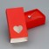 Box for jewelry, packaging, “red”, 10 x 5 x 3 cm
