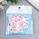 Decor for creativity Plastic "Ring for the chain" Direct pink set 25 pcs 2.3x1.65 cm