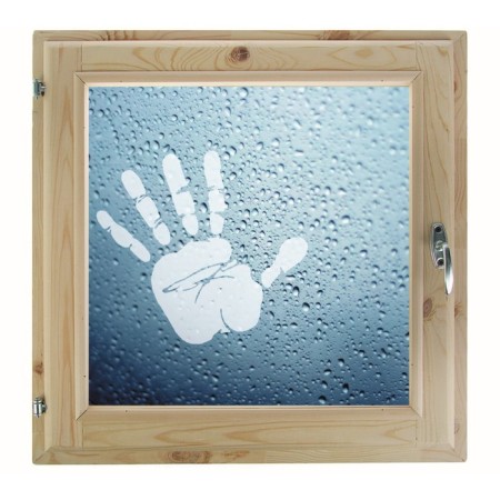 Window, 50 × 50cm, "hand", single -chamber double -glazed window