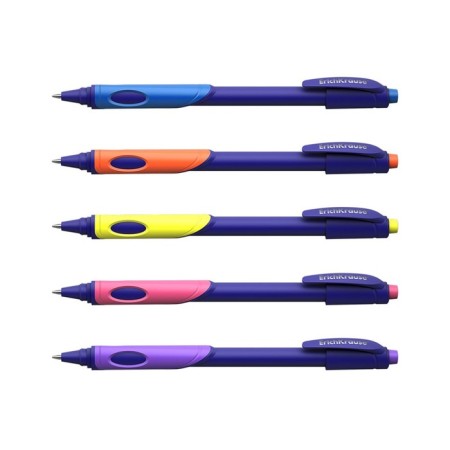 Ballic handle Erychkrause Ergoline Kids, first-grader, ergonomic holder, Soft-Touch body, 0.7 mm node, blue ink, mix, blister-2