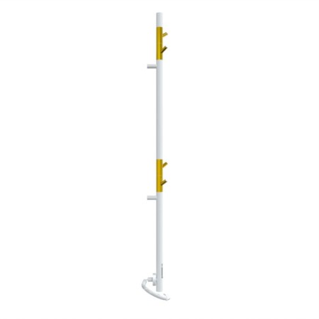 Towel Electric Laris Image, 150x1400 mm, 4 crossbars, univers., White-12