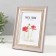 Photo frame Plastic 10x15 cm "Dora" Mokko with gold 19.7x14.6x1.4 cm