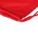 A bag for shoes 420 x 340 mm, calligrata "standard", (soft polyester, density 210 d), red