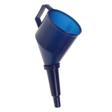 Flood funnel with an angular nose, with a net, collapsible, diameter 123 mm, length 325 mm, mix