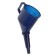 Flood funnel with an angular nose, with a net, collapsible, diameter 123 mm, length 325 mm, mix