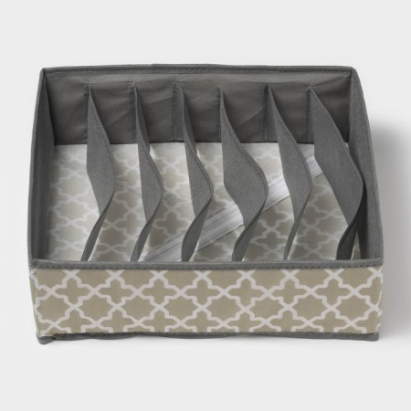 Organizer for storage of underwear "Grange", 7 cells, 33 × 32 × 10 cm, color gray color-2