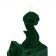 Interior candle in the box "Snake with a gift", green 77 x 61 x 35