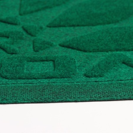 Mat with a moisture -drowning half -rounded without a trim “fan”, 50 × 80 cm, color mix-6