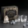 The set "impenetrable. Best", black, 2 glasses 200 ml, 8 stones for whiskey, bag