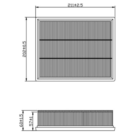 Air filter Totachi Ta-2156
