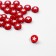 Acrylic bead "Star", 7 × 4 mm, set 10 g, red-white color