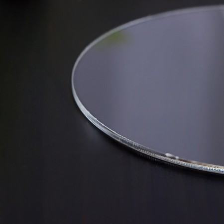 Acrylic substrate, circle d = 18 cm, h = 0.3 cm, the color is transparent-1