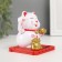 Plastic Plastic "White Mani-Neko with an ingot of Yamba" 8x8x8.5 cm