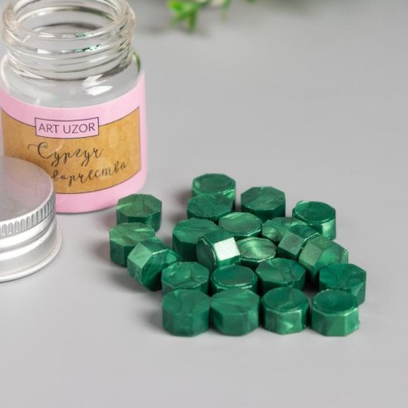Surgut in granules in the jar of the "octagonal" emerald 9 g 4.5x3x33 cm-1