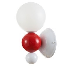 Luigi lamp LED 7W 3000-6000K white-red 12x25 cm