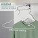 Broat-brewer for clothing, 41 × 20 × 0.3 cm, white color