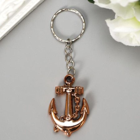 Trick plastic for metal "Anchor" gold 2.2x3.3 cm