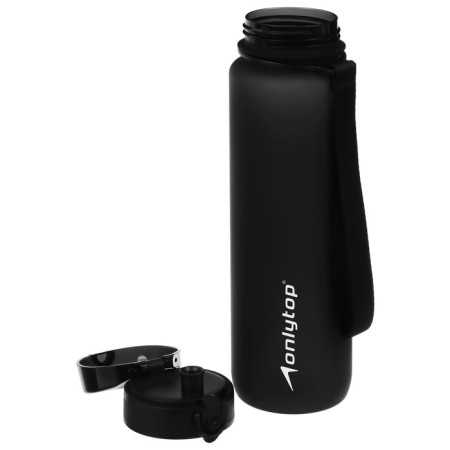 Sports bottle for water ONLYTOP, 1000 ml, black color-6